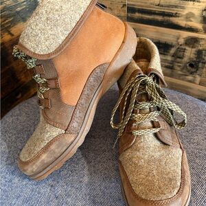 Chaco Brown and Tan Ankle Boots